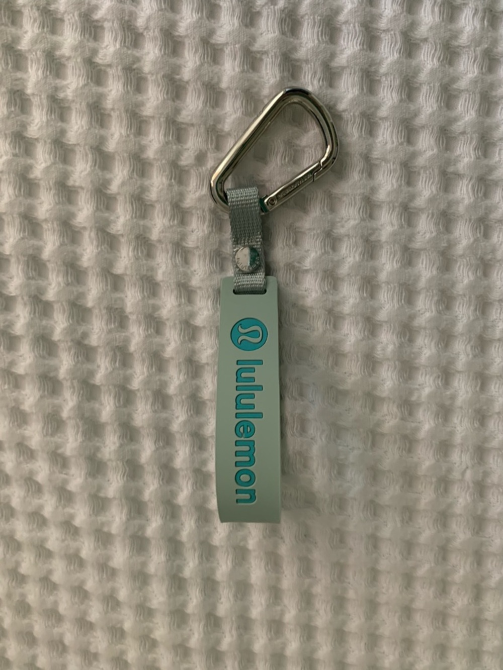 lululemon athletica Teal Keychain Clip